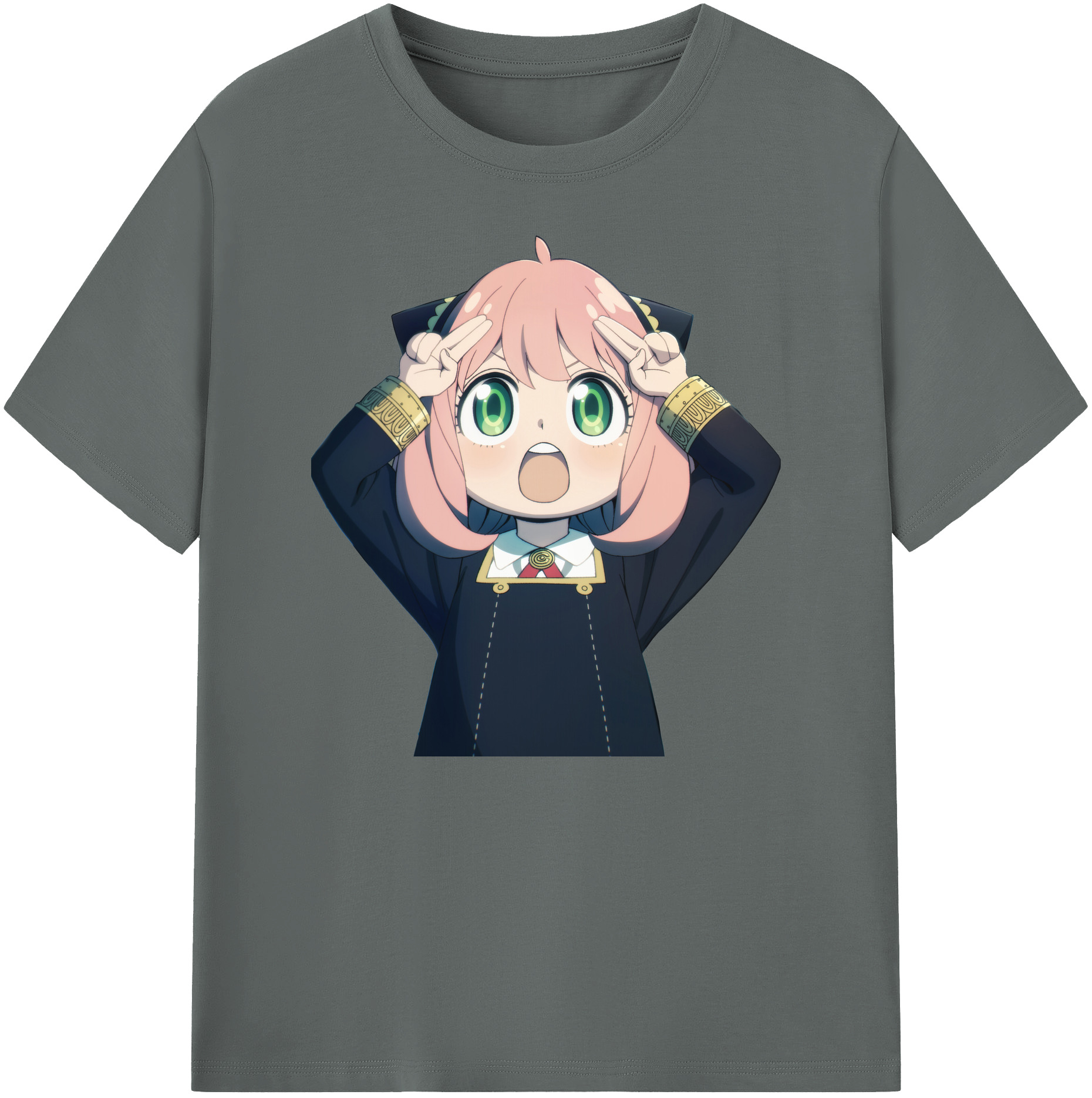 （画像用） SPY×FAMILY间谍家家酒 綿100％ メンズ半袖Tシャツ｜肌触りやわらか＆通気性